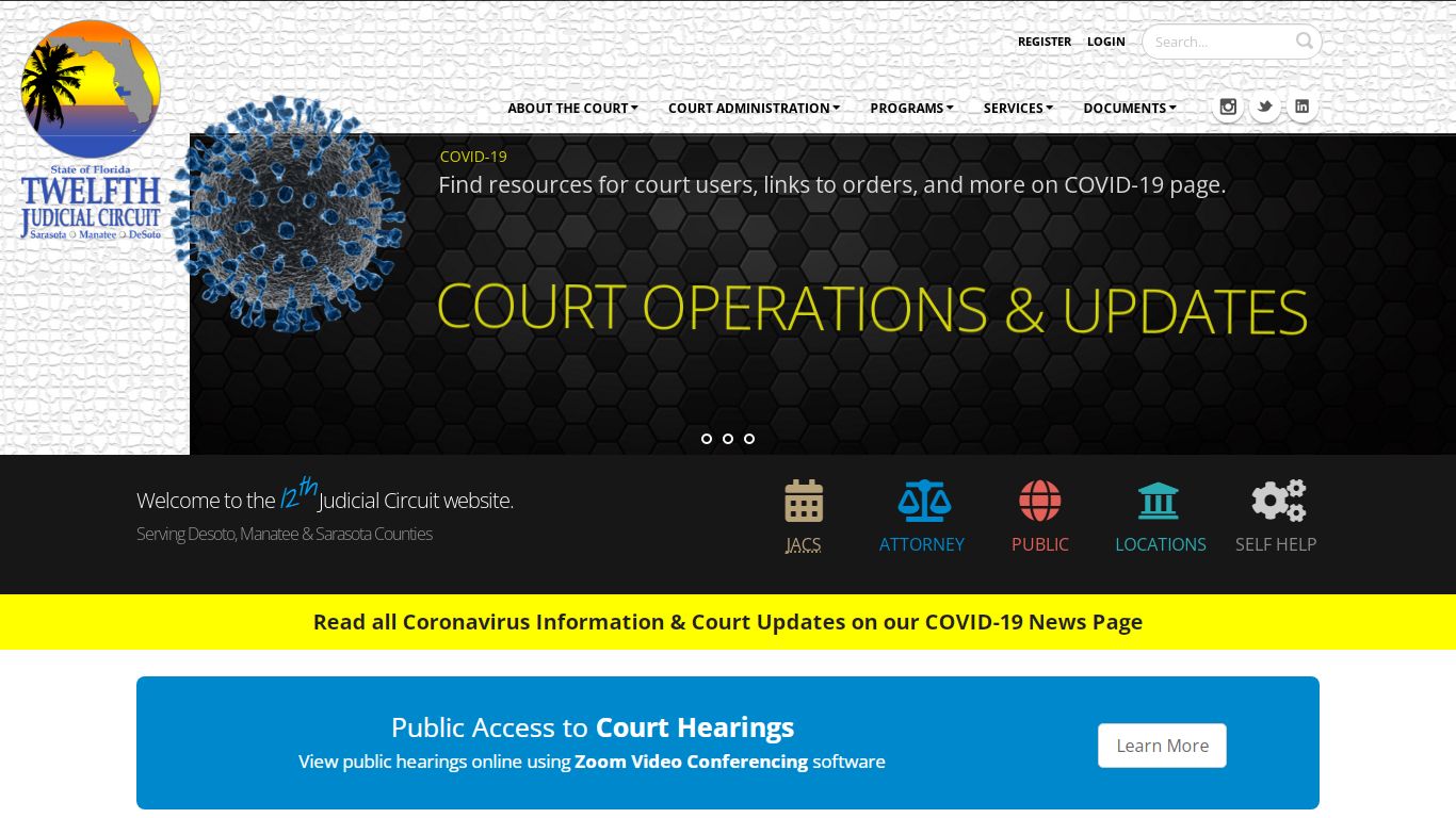 12th Judicial Circuit Court Website - Florida Courts